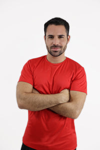 Men's Short Sleeve Technical Sport T-Shirt - Premium Breathable Interlock Fabric