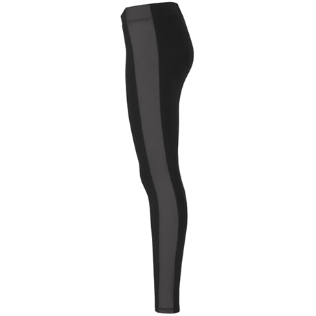 BROCHZ - Leggings Malla Larga Deporte Mujer - Cintura Elástica- Paneles Laterales a Contraste - 94% Algodón, 6% Elastano Brochz