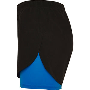 BROCHZ - Pantalón Corto Deporte para Mujer - Cintura Elástica con Cordón Ajustable - Tejido Elástico Bitono Brochz