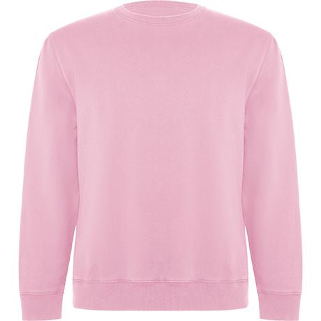 Sudadera capucha clásica algodón orgánico unisex inicial grande color  rosa palo